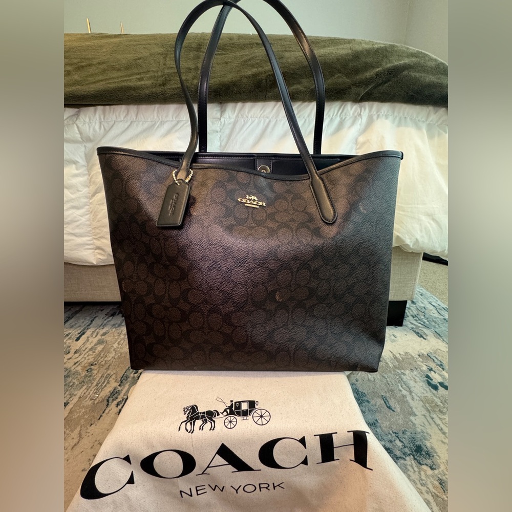 COACH City Tote Signature Canvas
